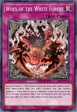 Woes of the White Forest Yu-Gi-Oh card