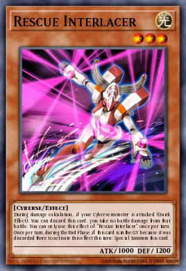 Rescue Interlacer Yu-Gi-Oh card
