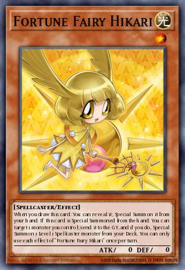 Fortune Fairy Hikari Yu-Gi-Oh card
