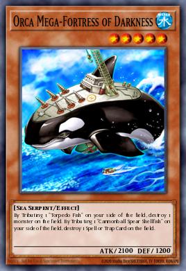 Orca Mega-Fortress of Darkness Yu-Gi-Oh card