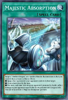 Majestic Absorption Yu-Gi-Oh card