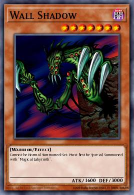 Wall Shadow Yu-Gi-Oh card