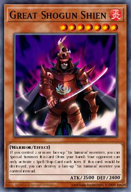 Great Shogun Shien Yu-Gi-Oh card