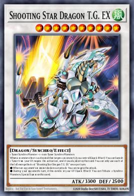 Shooting Star Dragon T.G. EX Yu-Gi-Oh card