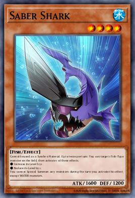 Saber Shark Yu-Gi-Oh card