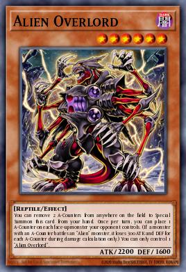 Alien Overlord Yu-Gi-Oh card