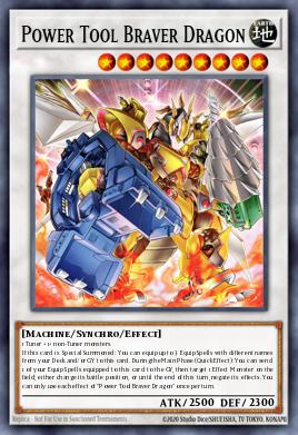 Power Tool Braver Dragon Yu-Gi-Oh card