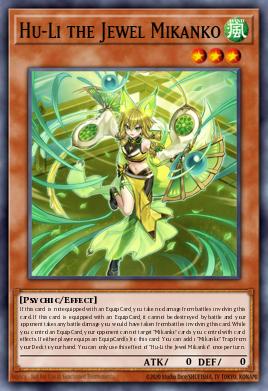 Hu-Li the Jewel Mikanko Yu-Gi-Oh card