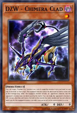 DZW - Chimera Clad Yu-Gi-Oh card