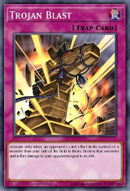 Trojan Blast Yu-Gi-Oh card