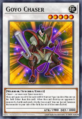 Goyo Chaser Yu-Gi-Oh card