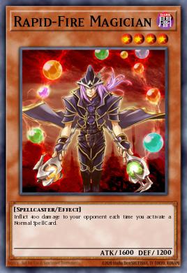 Rapid-Fire Magician Yu-Gi-Oh card