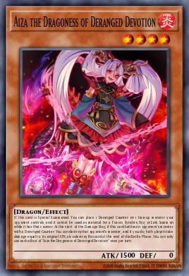 Aiza the Dragoness of Deranged Devotion Yu-Gi-Oh card