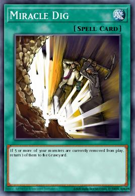 Miracle Dig Yu-Gi-Oh card
