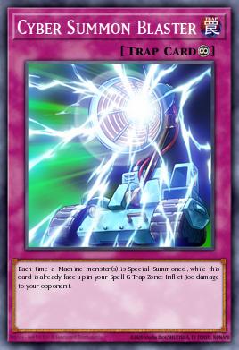 Cyber Summon Blaster Yu-Gi-Oh card