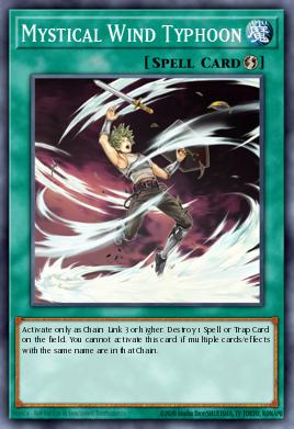 Mystical Wind Typhoon Yu-Gi-Oh card