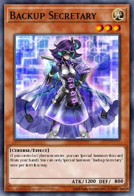 Backup Secretary Yu-Gi-Oh card