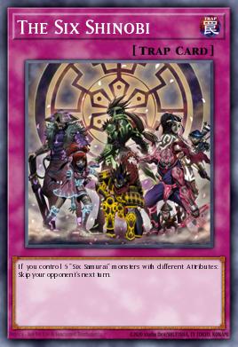 The Six Shinobi Yu-Gi-Oh card