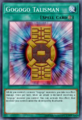 Gogogo Talisman Yu-Gi-Oh card