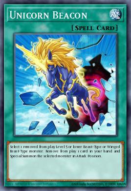 Unicorn Beacon Yu-Gi-Oh card