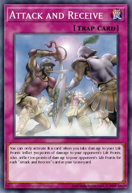 Attack and Receive Yu-Gi-Oh card