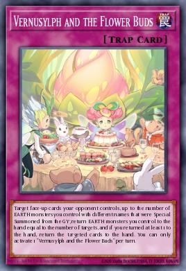 Vernusylph and the Flower Buds Yu-Gi-Oh card