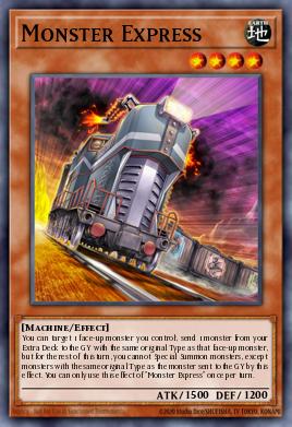 Monster Express Yu-Gi-Oh card