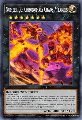 Number C6: Chronomaly Chaos Atlandis Yu-Gi-Oh card