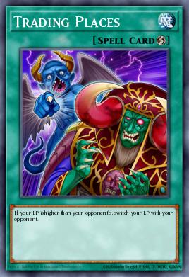Trading Places Yu-Gi-Oh card