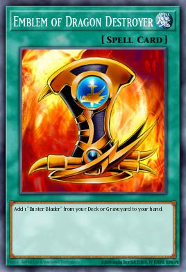 Emblem of Dragon Destroyer Yu-Gi-Oh card