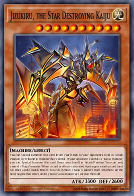 Jizukiru, the Star Destroying Kaiju Yu-Gi-Oh card