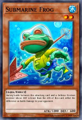 Submarine Frog Yu-Gi-Oh card