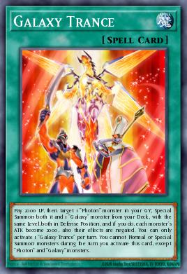Galaxy Trance Yu-Gi-Oh card