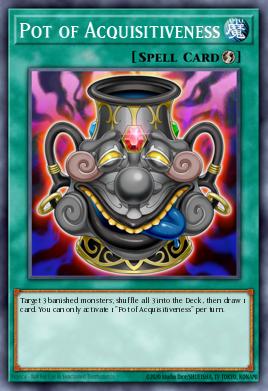 Pot of Acquisitiveness Yu-Gi-Oh card