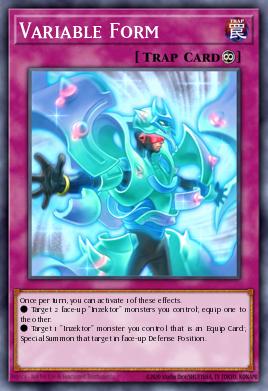 Variable Form Yu-Gi-Oh card