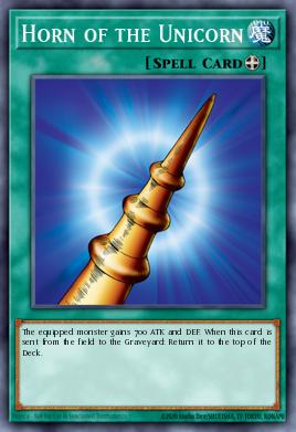 Horn of the Unicorn Yu-Gi-Oh card