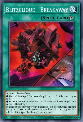 Blitzclique - Breakaway Yu-Gi-Oh card