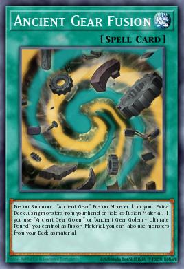 Ancient Gear Fusion Yu-Gi-Oh card