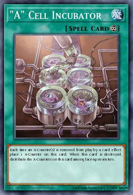 "A" Cell Incubator Yu-Gi-Oh card