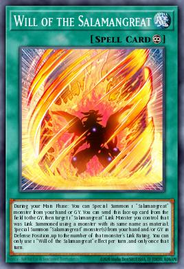 Will of the Salamangreat Yu-Gi-Oh card