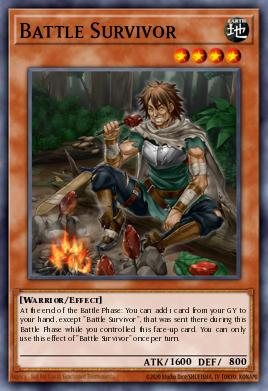 Battle Survivor Yu-Gi-Oh card