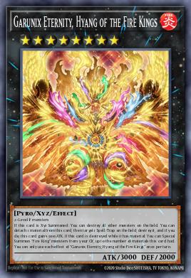 Garunix Eternity, Hyang of the Fire Kings Yu-Gi-Oh card