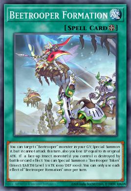 Beetrooper Formation Yu-Gi-Oh card