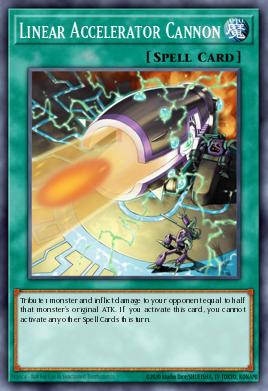 Linear Accelerator Cannon Yu-Gi-Oh card