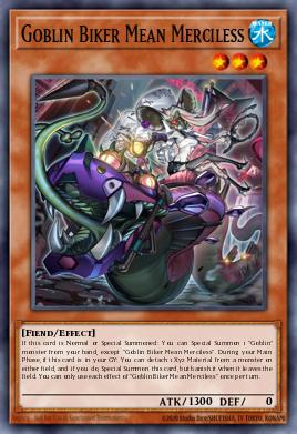 Goblin Biker Mean Merciless Yu-Gi-Oh card