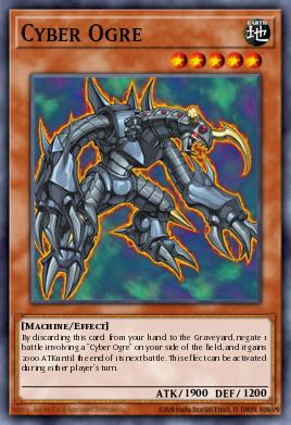 Cyber Ogre Yu-Gi-Oh card