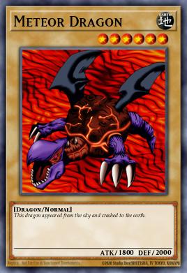 Meteor Dragon Yu-Gi-Oh card