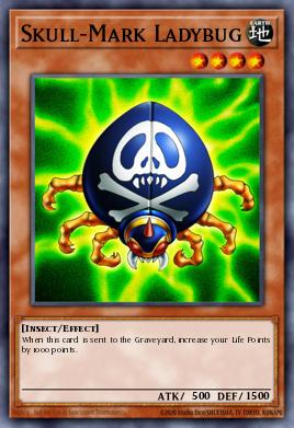 Skull-Mark Ladybug Yu-Gi-Oh card