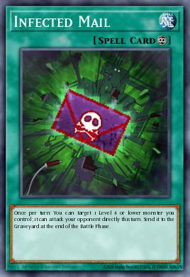 Infected Mail Yu-Gi-Oh card