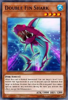 Double Fin Shark Yu-Gi-Oh card